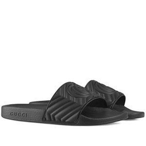 HOLD Gucci GG Matelassé Quilted Slides 100% AUTHENTIC